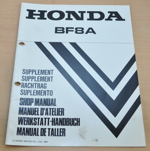 Honda bf8a generator - honda,
